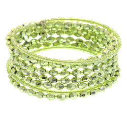 Mi Amore Coil-Bracelet Green