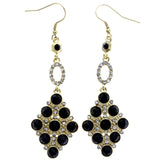 Mi Amore Dangle-Earrings Gold-Tone/Black