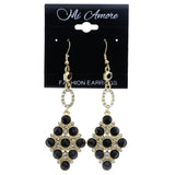 Mi Amore Dangle-Earrings Gold-Tone/Black