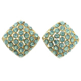 Mi Amore Stud-Earrings Green/Gold-Tone