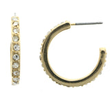 Mi Amore Hoop-Earrings Gold-Tone