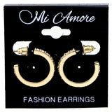 Mi Amore Classic Dangle-Earrings Gold-Tone/Silver-Tone