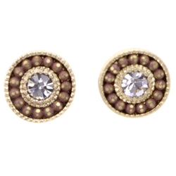 Mi Amore Antiqued Post-Earrings Gold-Tone/Silver-Tone