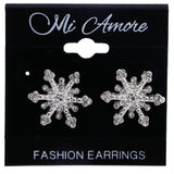Mi Amore Winter Stud-Earrings Silver-Tone