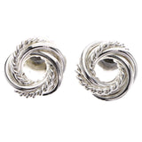 Mi Amore Knot Stud-Earrings Silver-Tone