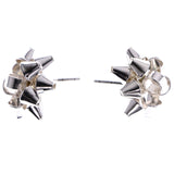 Mi Amore Christmas Stud-Earrings Silver-Tone