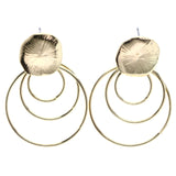 Mi Amore Drop-Dangle-Earrings Gold-Tone