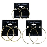 Mi Amore Earring Set Hoop-Earrings Gold-Tone