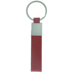 Mi Amore Split-Ring-Keychain Red/Silver-Tone