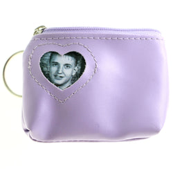 Coin-Purse Picture-Frame-Keychain Purple