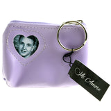 Coin-Purse Picture-Frame-Keychain Purple