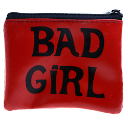 Bad Girl Coin-Purse-Keychain Red/Black