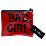 Bad Girl Coin-Purse-Keychain Red/Black