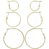 Mi Amore Multiple-Earring-Set Gold-Tone