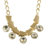 Mi Amore Adjustable Statement-Necklace Gold-Tone