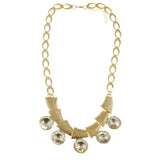 Mi Amore Adjustable Statement-Necklace Gold-Tone