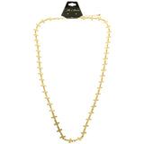 Mi Amore Cross Long-Necklace Gold-Tone