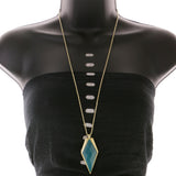 Mi Amore Pendant-Necklace Green/Gold-Tone