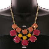 Mi Amore Necklace-Earring-Set Multicolor/Gold-Tone