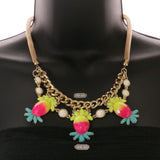 Mi Amore Necklace-Earring-Set Multicolor/Gold-Tone