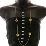 Mi Amore Necklace-Earring-Set Black/Yellow