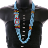 Mi Amore Necklace-Earring-Set Blue/Multicolor
