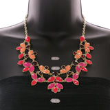 Mi Amore Necklace-Earring-Set Multicolor/Gold-Tone