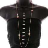 Mi Amore Necklace-Earring-Set Gold-Tone/Red