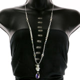 Mi Amore Adjustable Statement-Necklace Multicolor/Silver-Tone