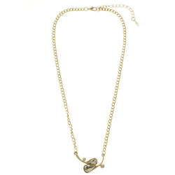 Mi Amore Adjustable Pendant-Necklace Gold-Tone