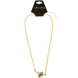 Mi Amore Adjustable Pendant-Necklace Gold-Tone