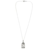 Mi Amore Pendant-Necklace Silver-Tone