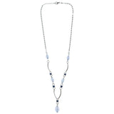 Mi Amore Statement-Necklace Silver-Tone/Blue