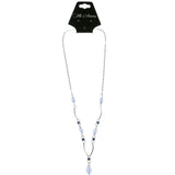 Mi Amore Statement-Necklace Silver-Tone/Blue