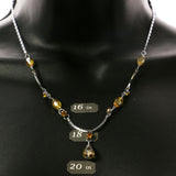 Mi Amore Statement-Necklace Silver-Tone/Yellow