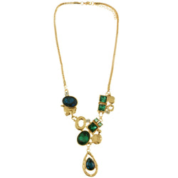 Mi Amore Adjustable Statement-Necklace Multicolor/Gold-Tone