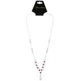 Mi Amore Statement-Necklace Silver-Tone/Pink