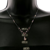 Mi Amore Statement-Necklace Silver-Tone/Pink