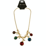 Mi Amore Adjustable Statement-Necklace Multicolor/Gold-Tone