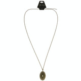 Mi Amore Adjustable Pendant-Necklace Gold-Tone/White