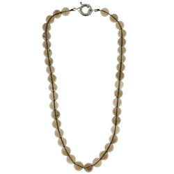 Mi Amore Beaded-Necklace Brown/Gold-Tone