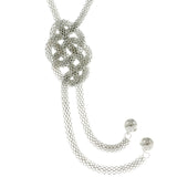 Mi Amore Statement-Necklace Silver-Tone