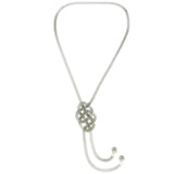 Mi Amore Statement-Necklace Silver-Tone