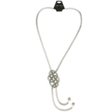 Mi Amore Statement-Necklace Silver-Tone