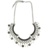 Mi Amore Adjustable Statement-Necklace Silver-Tone