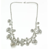 Mi Amore Adjustable Statement-Necklace Silver-Tone