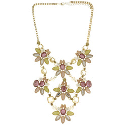 Mi Amore Adjustable Statement-Necklace Multicolor/Gold-Tone