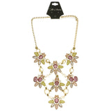 Mi Amore Adjustable Statement-Necklace Multicolor/Gold-Tone