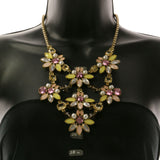 Mi Amore Adjustable Statement-Necklace Multicolor/Gold-Tone