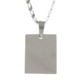 Mi Amore Pendant-Necklace Silver-Tone